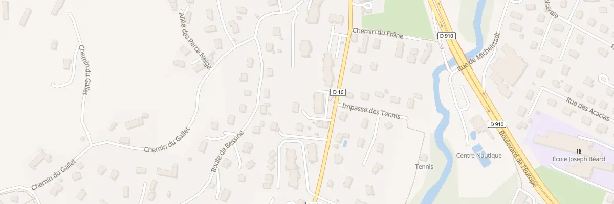 Plan du 14 Rte de Cessens à Rumilly