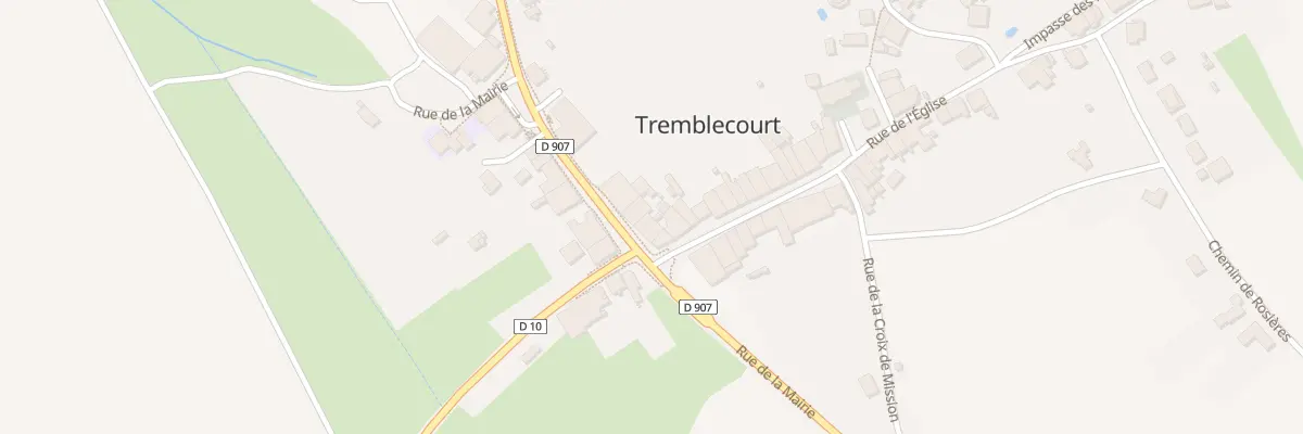 Plan du 17B Rue de la Mairie à Tremblecourt