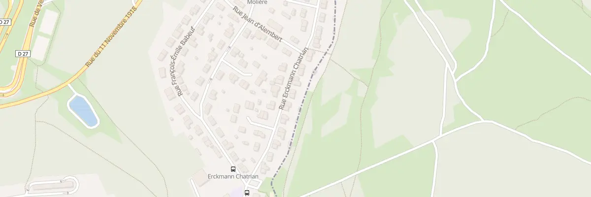 Plan du 34 Rue Erckmann Chatrian à Villerupt