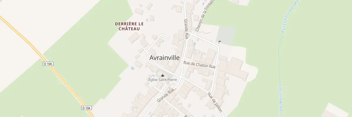 Plan du 39 Gr Grande Rue à Avrainville