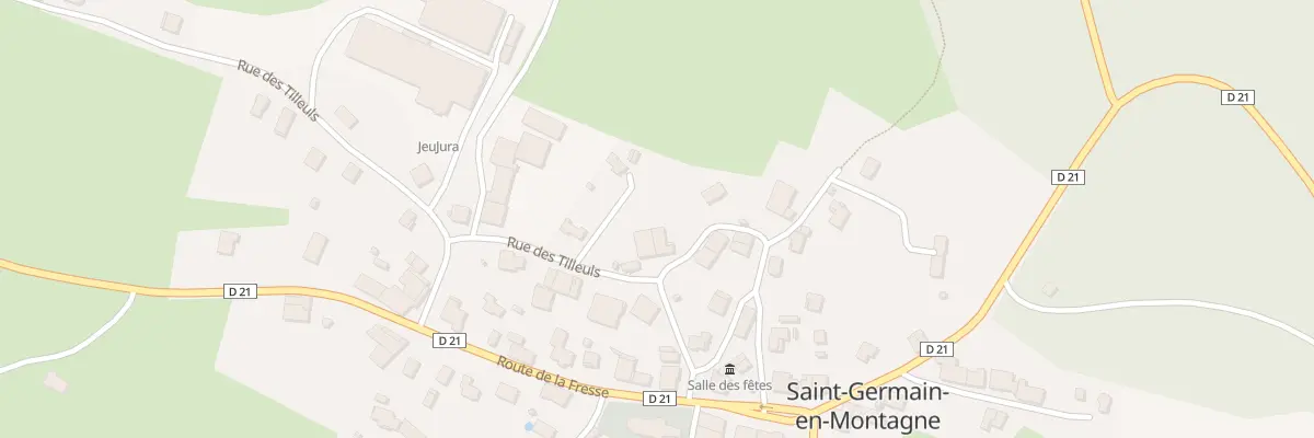 Plan du 6 Pl Joseph Chevalet à Saint-Germain-en-Montagne