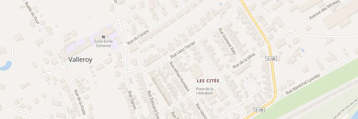 Plan du 22 Rue Alfred Humbert à Valleroy