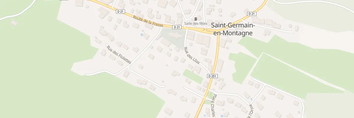 Plan du 7 Rue des Lilas à Saint-Germain-en-Montagne