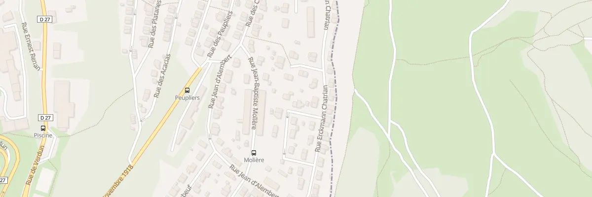Plan du 11 Rue Jean Racine à Villerupt