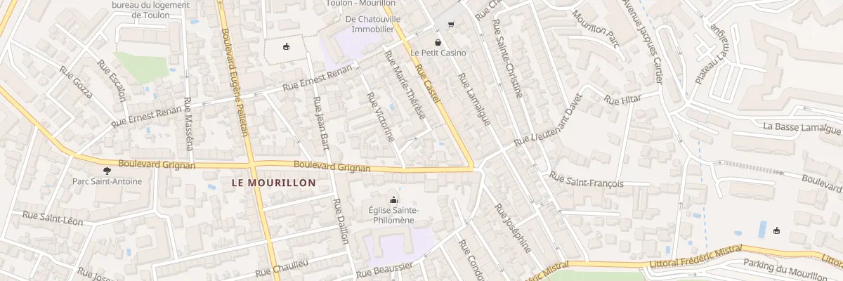 Plan du 29 Rue Georges Berton à Toulon
