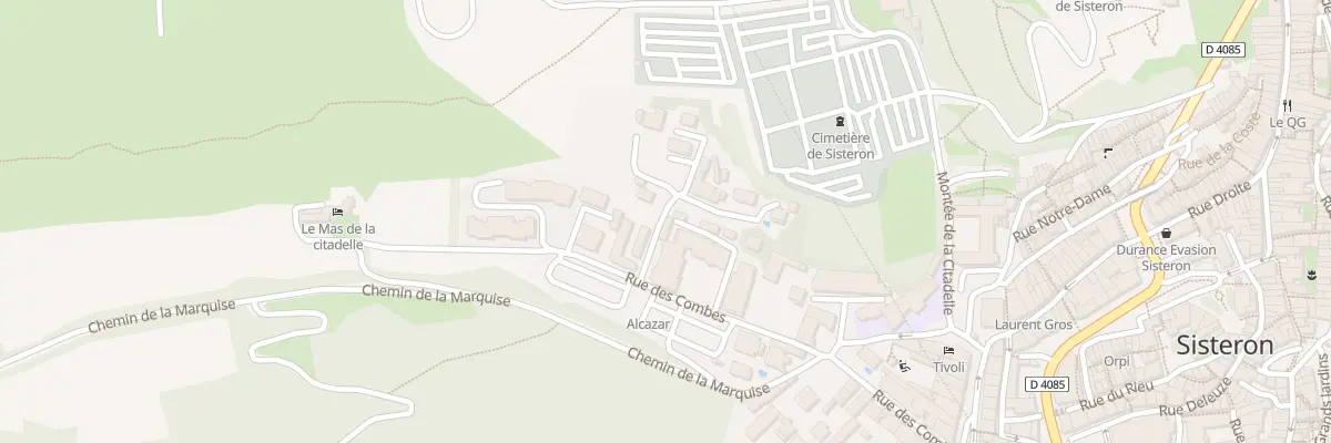 Plan du 210 Rue des Combes à Sisteron