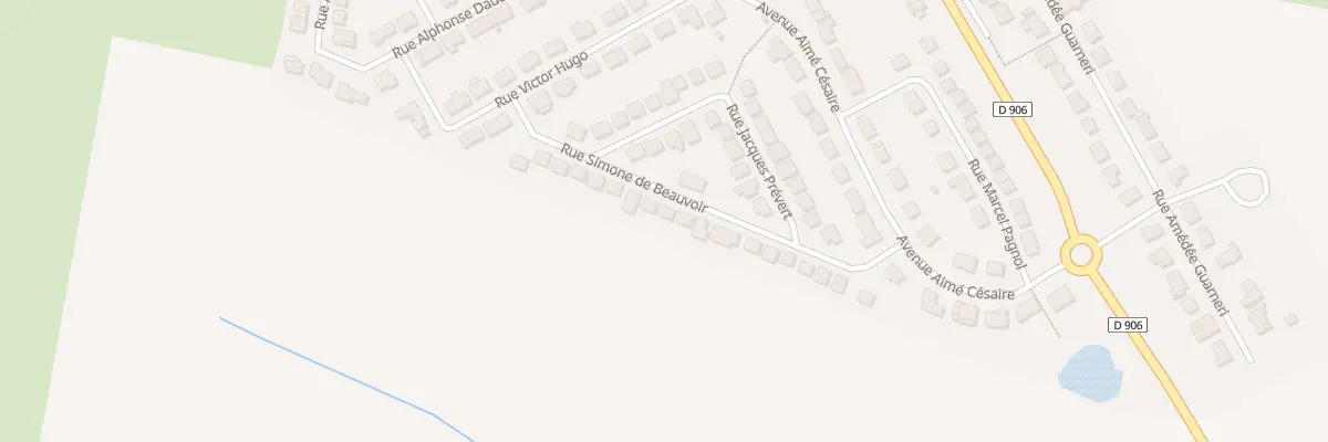 Plan du 23 Rue Simone de Beauvoir à Trieux