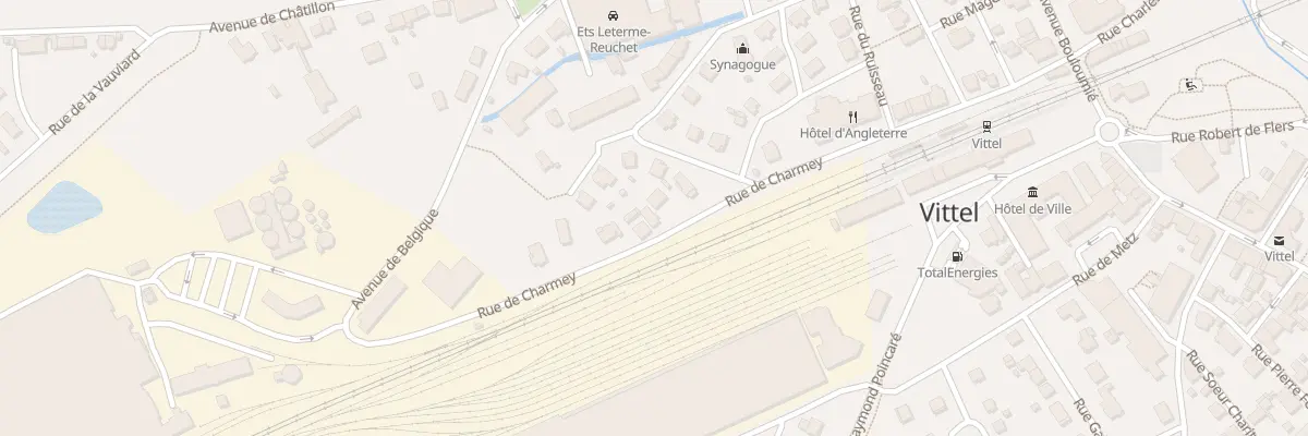 Plan du 320 Rue de Charmey à Vittel