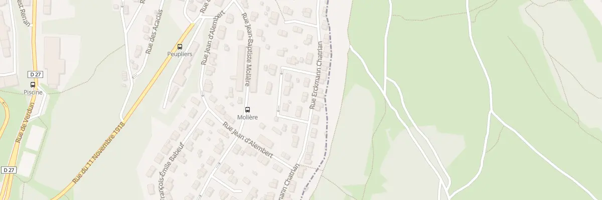 Plan du 45 Rue Erckmann Chatrian à Villerupt