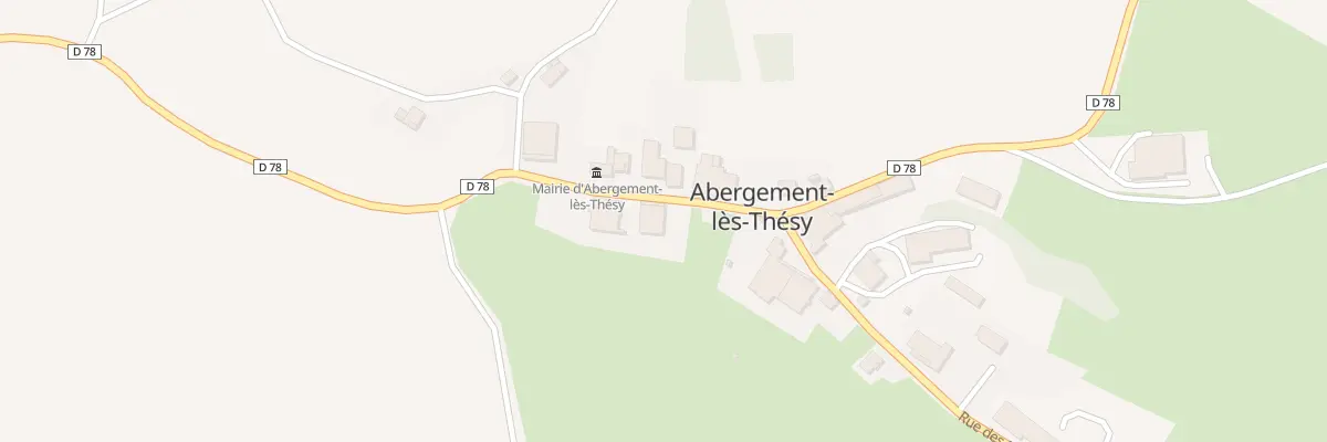 Plan du 6 Rue de la Mairie à Abergement-lès-Thésy