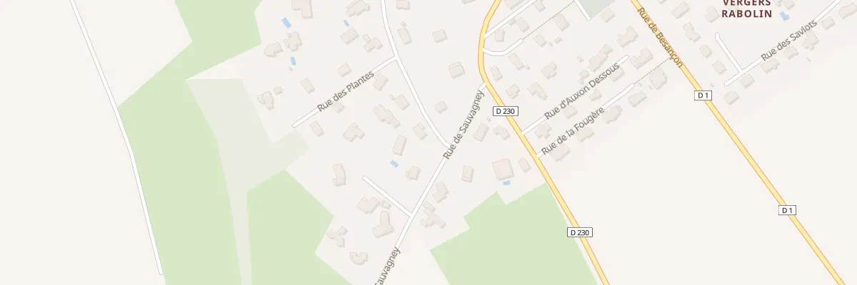 Plan du 18A Rue des Corvées à Cussey-sur-l’Ognon