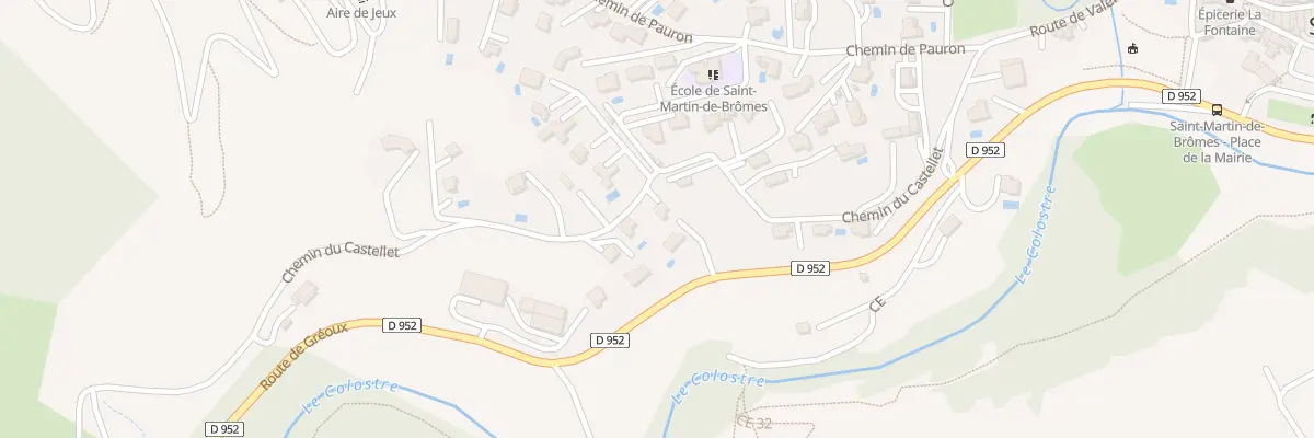 Plan du 7103 Le Castellet à Saint-Martin-de-Brômes