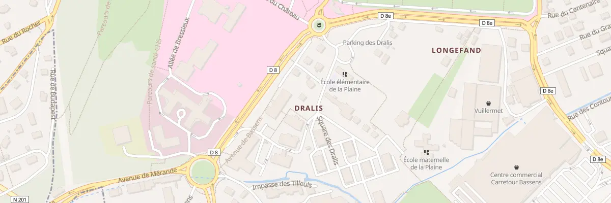Plan du 6 Rue des Ecoles à Bassens