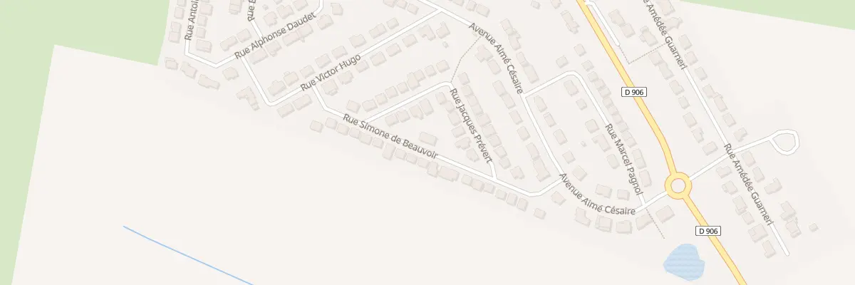 Plan du 4 Rue Simone de Beauvoir à Trieux