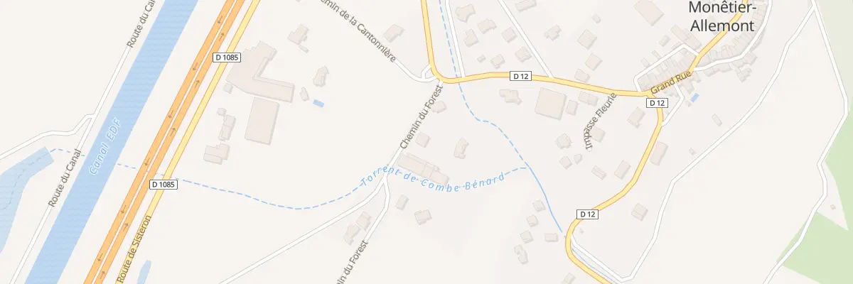 Plan du 5072 La Cantonniere à Monêtier-Allemont