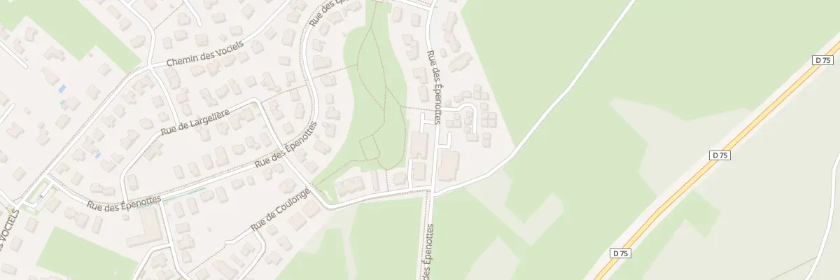 Plan du 1 Rue des Epenottes à Serre-les-Sapins
