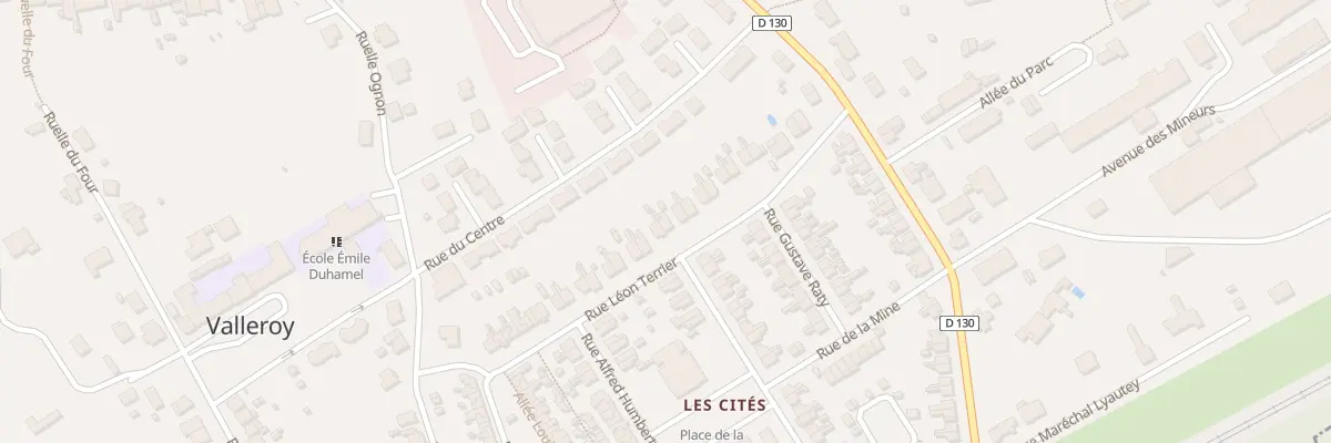 Plan du 35 Rue Léon Terrier à Valleroy