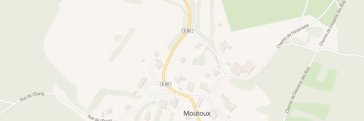 Plan du 6 Grande Rue à Moutoux