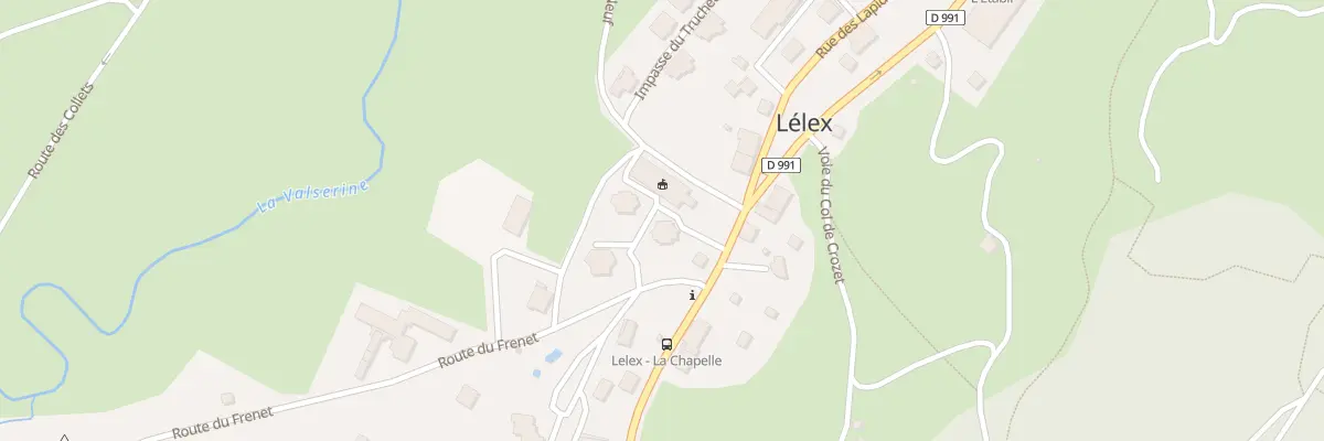 Plan du 22 Rte du Frenet à Lélex
