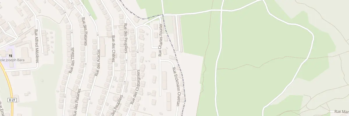 Plan du 126 Rue Erckmann Chatrian à Villerupt