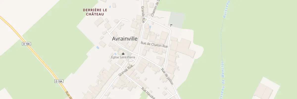 Plan du 34 Gr Grande Rue à Avrainville