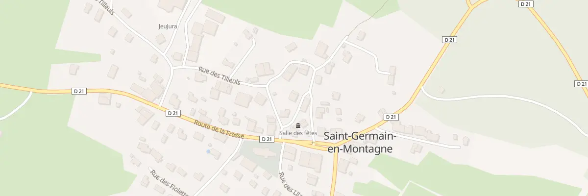 Plan du 16 Rue de l’Ecole à Saint-Germain-en-Montagne