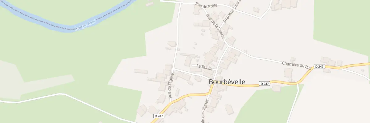 Plan du 4 La Ruelle à Bourbévelle