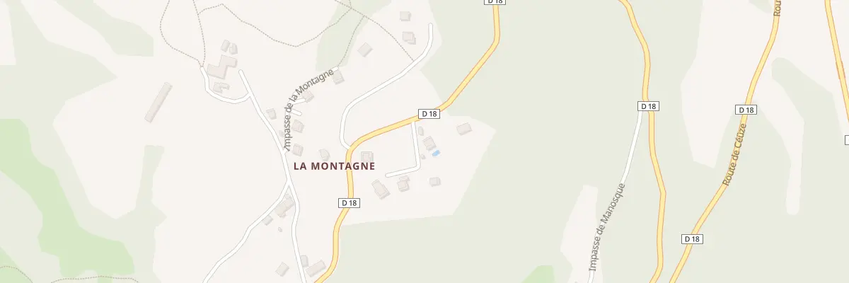Plan du 4761 Rte de Céüze à Manteyer