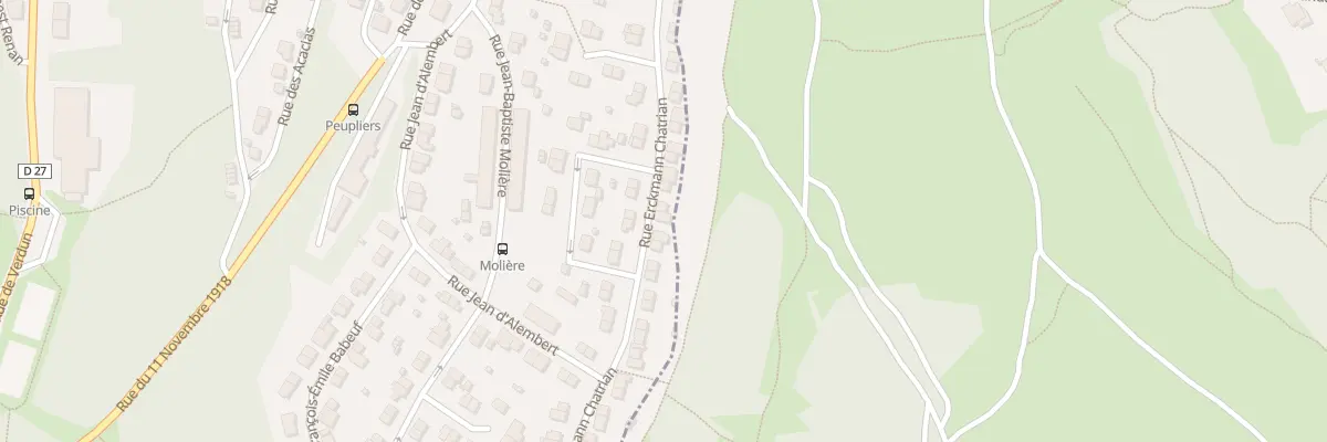 Plan du 70 Rue Erckmann Chatrian à Villerupt