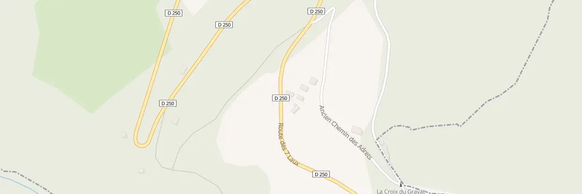 Plan du 2672Q Rte des 7 Laux au Champ-près-Froges