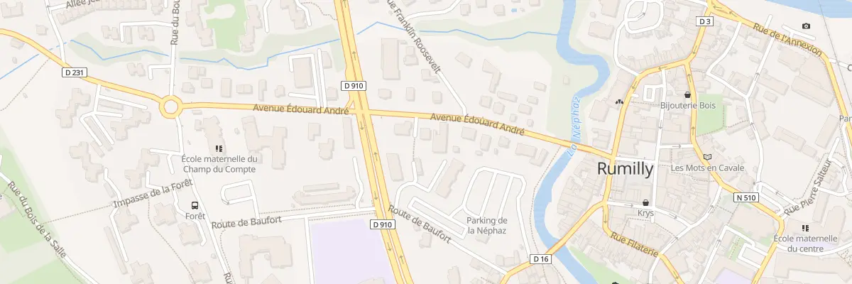 Plan du 13 Av Edouard André à Rumilly