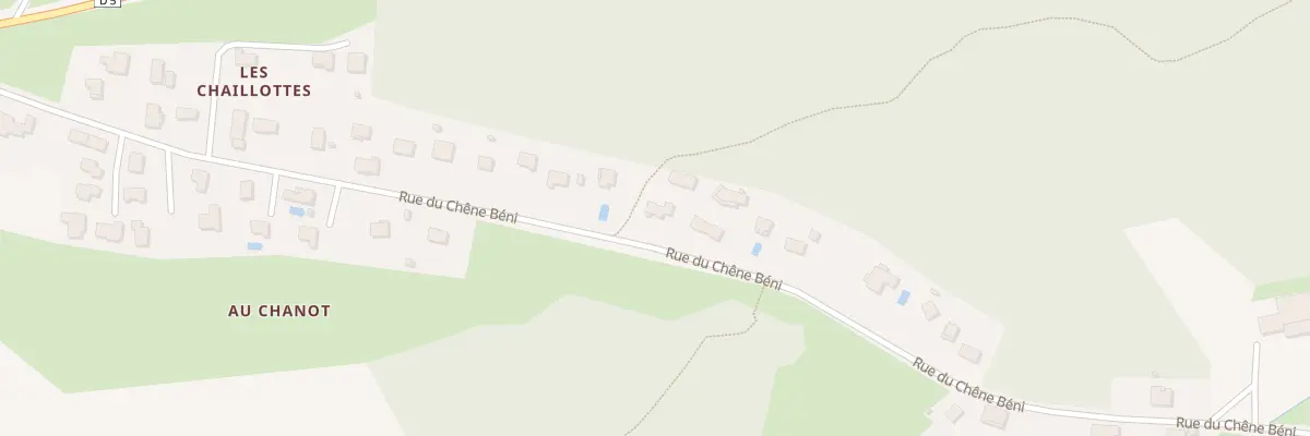 Plan du 29 Rue du Chêne Bénit à Pelousey