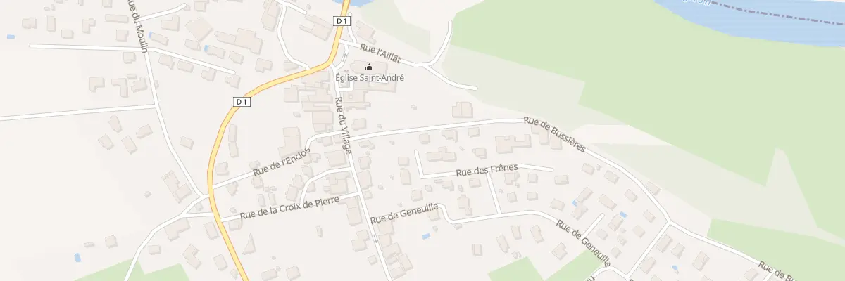 Plan du 11 Rue des Frenes à Cussey-sur-l’Ognon