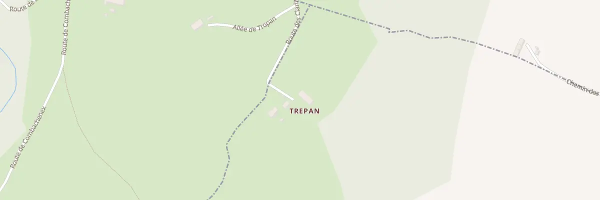 Plan du 5085 Trepan à Bloye
