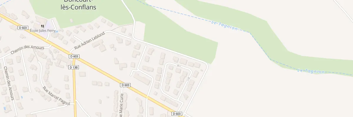 Plan du 15 Rue du Tagnon à Doncourt-lès-Conflans