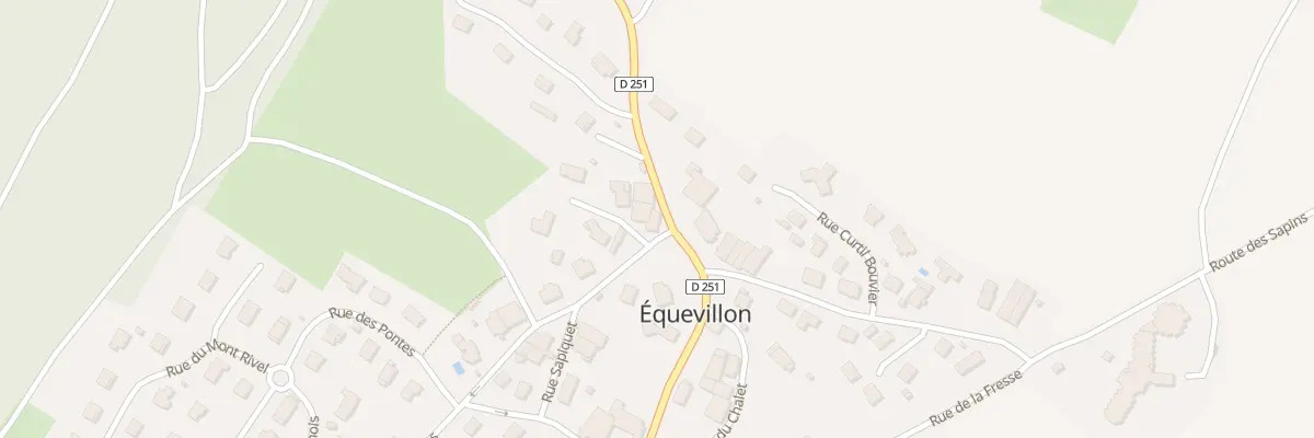 Plan du 2 Rue du Clos Rond à Équevillon