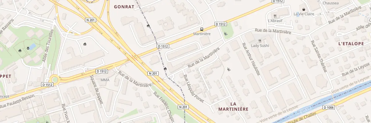 Plan du 239 Rue de la Martinière à Bassens