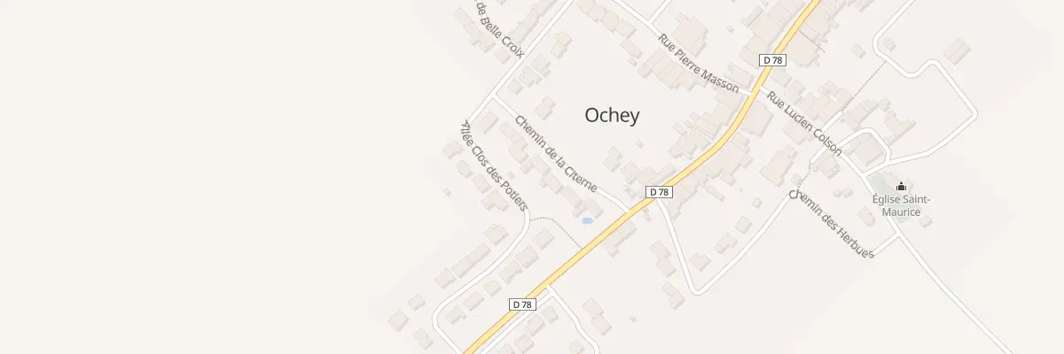 Plan du 79 Che de la Citerne à Ochey