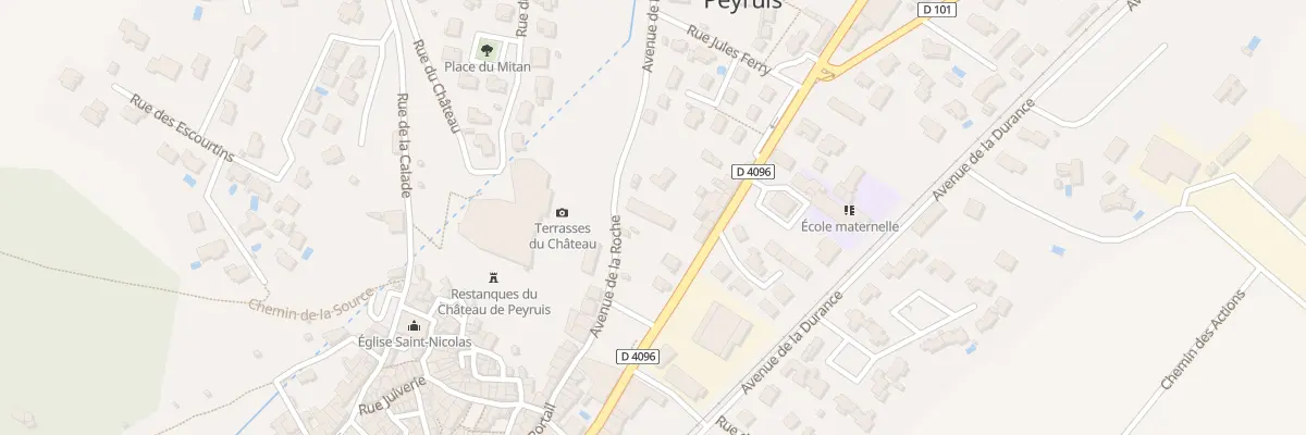 Plan du 495 Av de la Libération à Peyruis