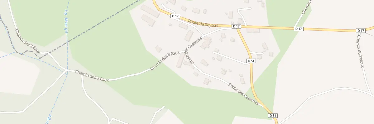 Plan du 239 Rte des Casernes à Menthonnex-sous-Clermont