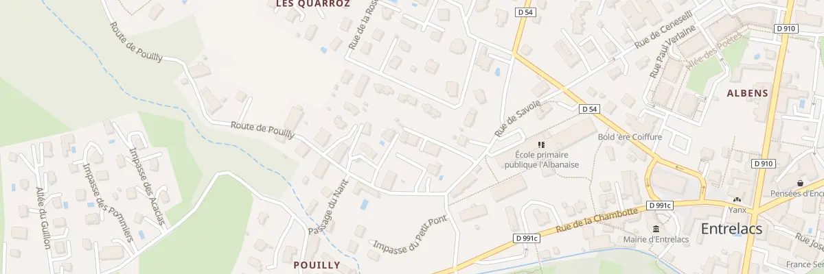 Plan du 141 Rue de Savoie à Entrelacs