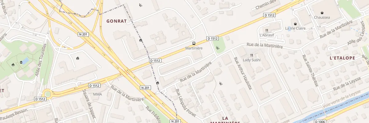 Plan du 241 Rue de la Martinière à Bassens
