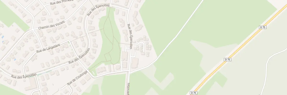 Plan du 4K Rue des Epenottes à Serre-les-Sapins