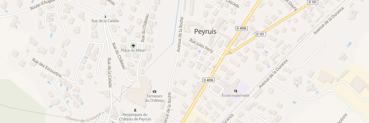 Plan du 65 Rue de Provence à Peyruis