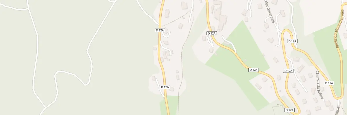 Plan du 881 Rte de Chartreuse à Saint-Baldoph