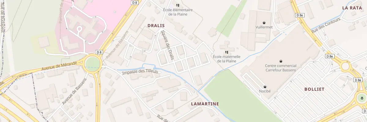 Plan du 6 Sq des Dralis à Bassens
