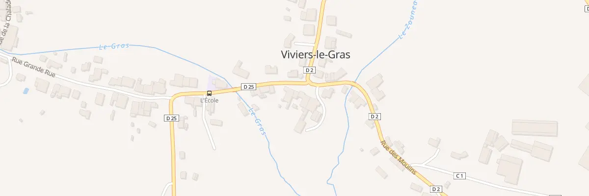 Plan du 210 Rue de la Croix à Viviers-le-Gras