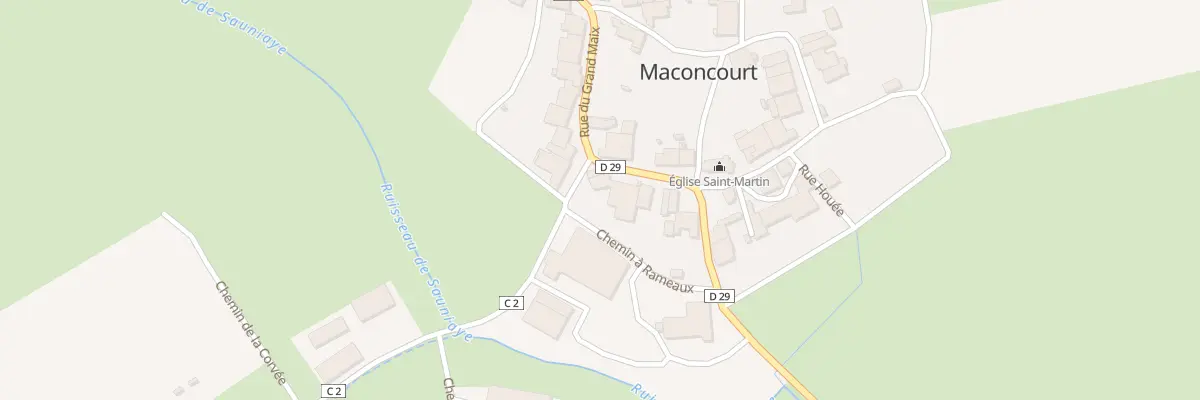 Plan du 5 Rue de l’Eglise à Maconcourt