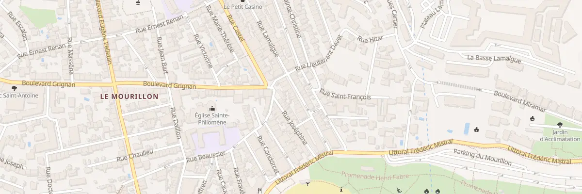 Plan du 75 Bd Sainte Hélène à Toulon