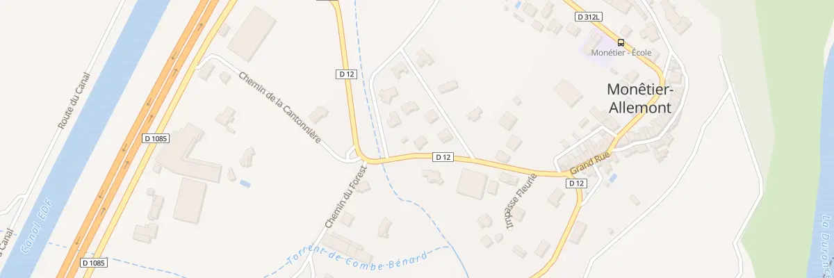 Plan du 5035A Notre Dame à Monêtier-Allemont
